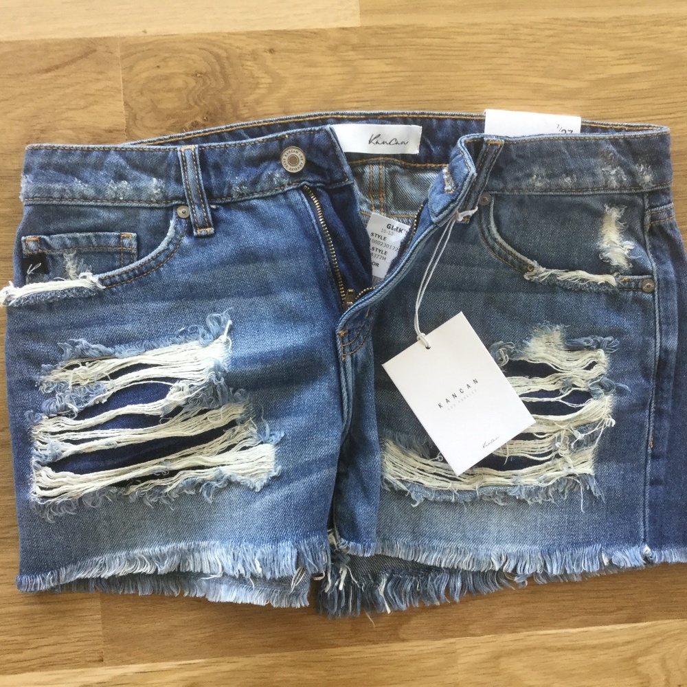 KanCan brand new Mid Rise denim shorts